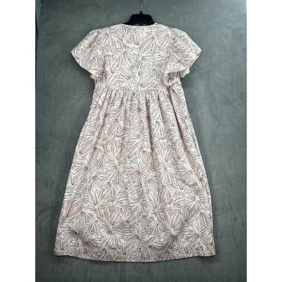 Anthropologie Maeve Printed Flutter Sleeve Dress Size Xsmall - Picture 6 of 15